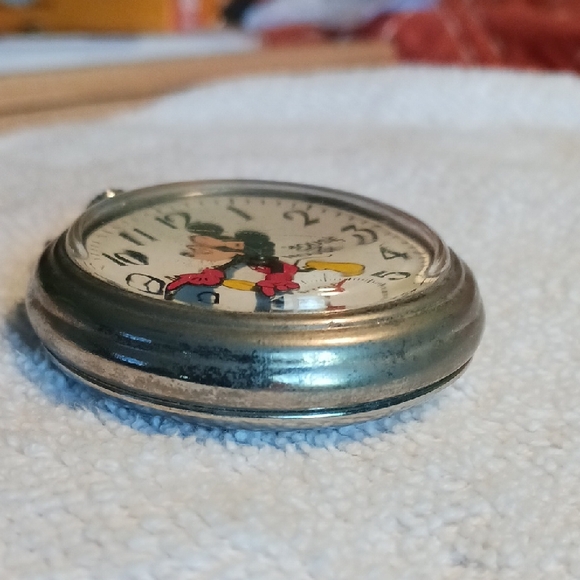 Mickey Mouse Silver Pocket Watch - Picture 6 of 7